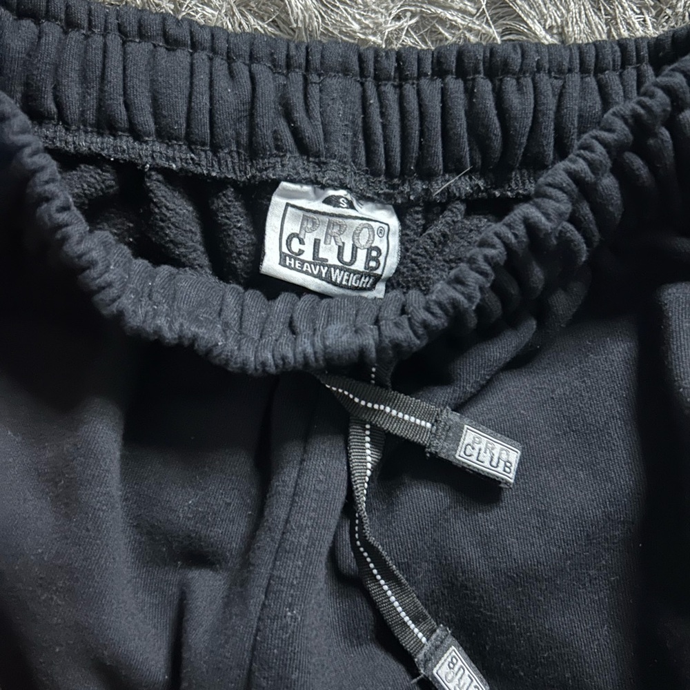 Pro Club Black Heavyweight Sweatpants all genders